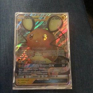 Pokémon card dedenne GX